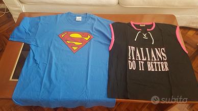 T-shirts Superman e famosa