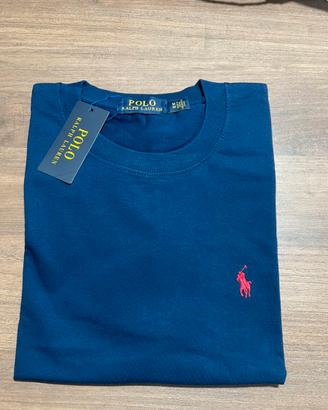 T-shirt Polo Ralph Lauren Girocollo Blu Navy M 👕