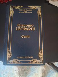 GIACOMO LEOPARDI CANTI