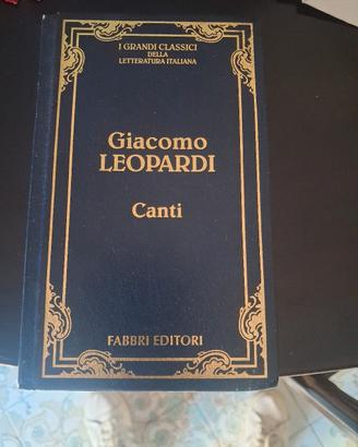 GIACOMO LEOPARDI CANTI