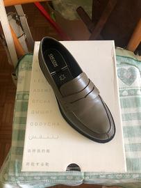 Mocassini NUOVI verdi pelle Walk Pleasure Geox