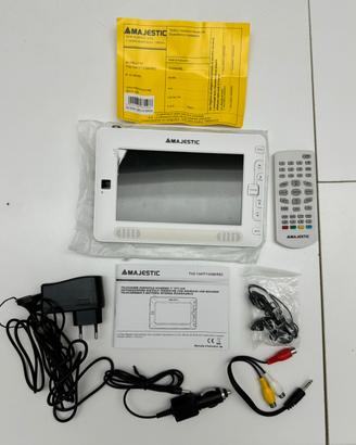 Majestic televisore portatile “7” tft lcd
