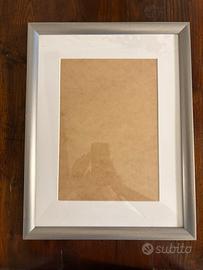 Cornice argentata 30x40