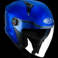 KYT Casco Jet D-CITY - Plain - Blue