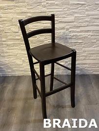 Sgabello ristorante sedile legno