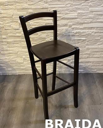 Sgabello ristorante sedile legno