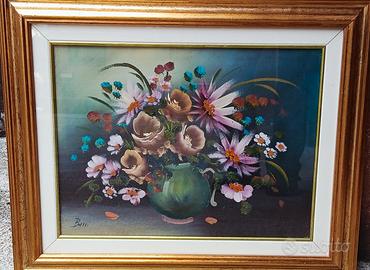 quadro a olio firmato Bassi