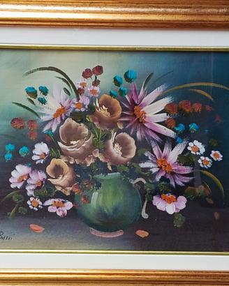 quadro a olio firmato Bassi