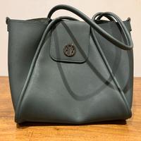 Borsa pelle verde Armani Exchange NUOVA