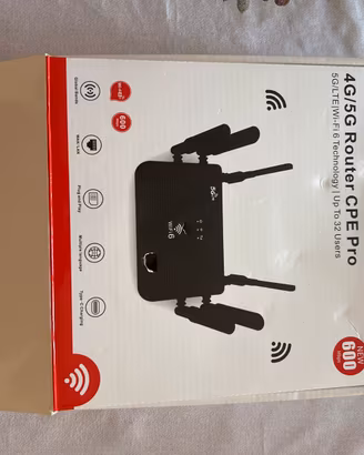 Modem Router 4G/5G CPE Pro X900 - Wi-Fi 6 - 600Mbp