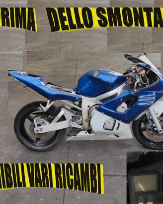 YAMAHA R6 ANNO 2000 SERIE 1999-2000  x RICAMBI