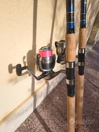 Canne Colmic + Mulinelli Shimano 