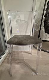 Set 4 sedie in plexiglass