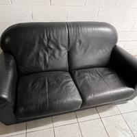 Divano Cinova pelle nera