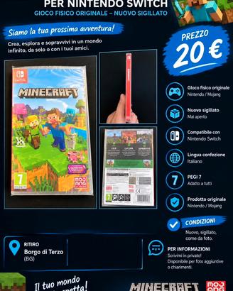 Minecraft Nintendo Swich 1/2