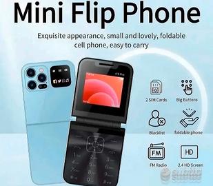 Telefono Mini Flip Phone LEGGI