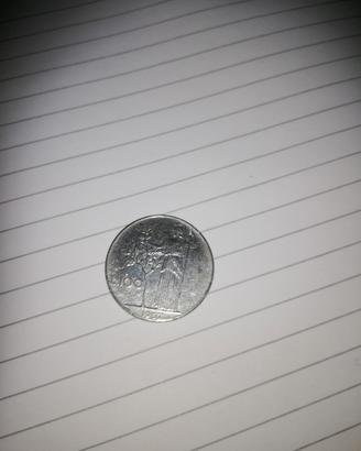 Moneta da 100 lire del 1957