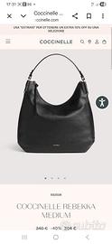 Borsa Coccinelle nera Rebekka nuova