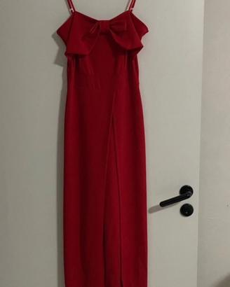 Tuta elegante rossa