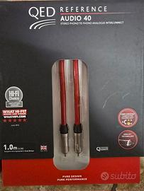 2 coppie di cavi QED Reference Audio 40 1 metro