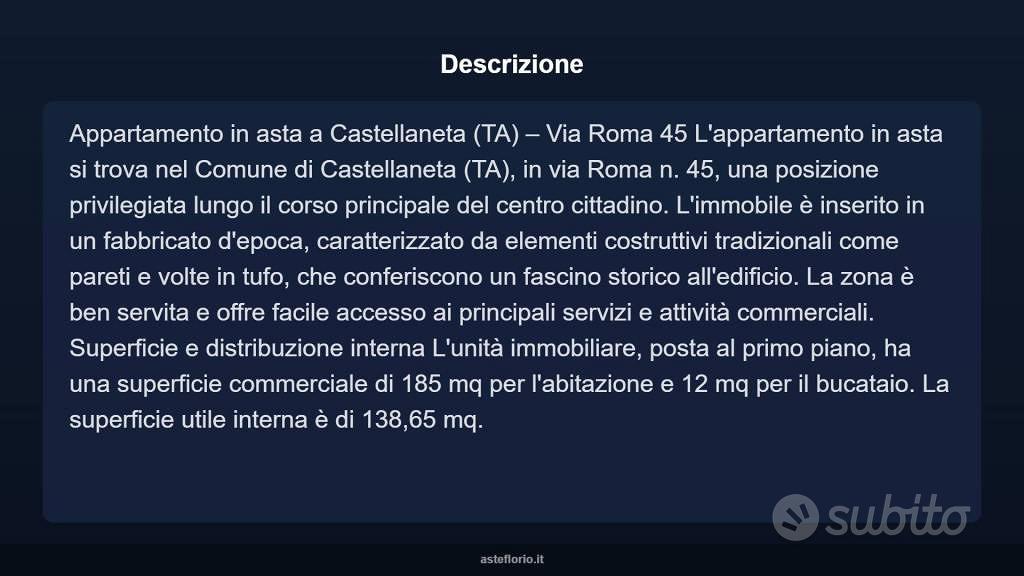 Appartamento – Castellaneta, Taranto - Vista 3