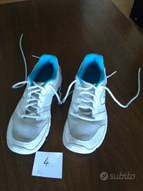 Scarpe Ginnastica Bianche Azzurre Taglia 36