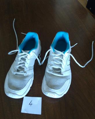 Scarpe Ginnastica Bianche Azzurre Taglia 36