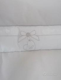 Paracolpi con copertina e piumoncino blumarinebaby