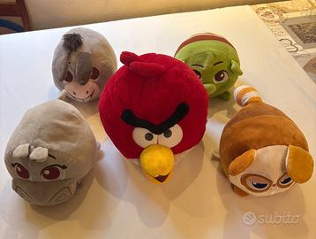 Lotto Peluche a Palla DreamWorks e Angry Birds (5 
