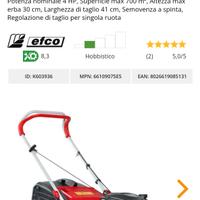 tosaerba EFCO lr44pk 