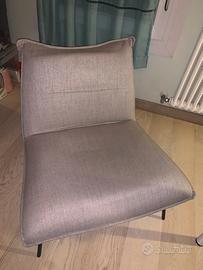 Poltroncina in tessuto