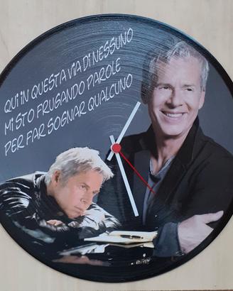 Vinile a orologio omaggio a Claudio Baglioni 