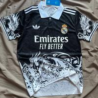 Maglia Real Madrid Dragon Nera 2024/25 - Taglia S