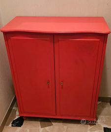 Set scarpiera con specchio e porta abiti 