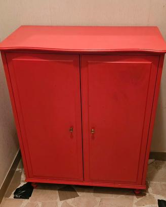 Set scarpiera con specchio e porta abiti 