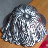 miniatura in metallo cappello bersagliere 7,5x3,5