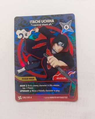 Carta Naruto Mythos Itachi Uchiha 128/130 A