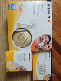 Tiralatte elettrico  Medela swing con accessori