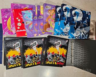 Cartella 4 anelli lotto stock 18 pz assortiti