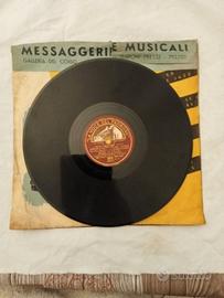 Disco a 78 giri di Angelini e la sua orchestra