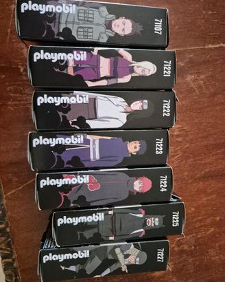 Playmobil Naruto Shippuden - Lotto 7 Personaggi