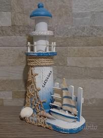 Faro in legno "Sardegna" + Omaggio