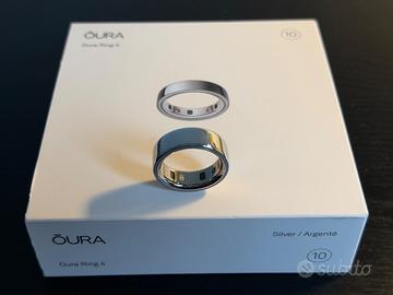 Oura Ring 4 Silver Taglia 10 Nuovo