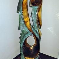 Scultura a tutto tondo in bronzo di G. Ottaviani