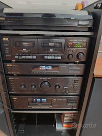 stereo Akai a moduli anni 90 vintage 