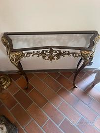 Consolle in metallo in stile Barocco/Rococo