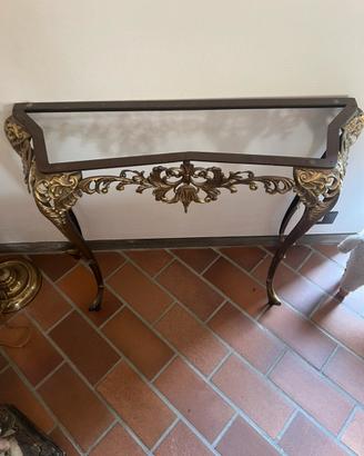Consolle in metallo in stile Barocco/Rococo