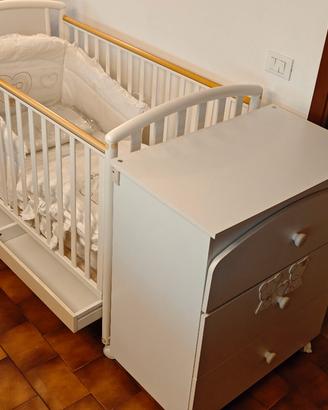 Lettino e fasciatoio 