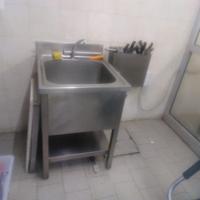 Lavandino in acciaio inox