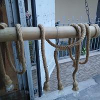 Lampadario in corda